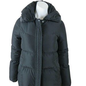 Black Down Filled Puffer Jacket Coat Women's Small Ski Winter Outdoor Excellent